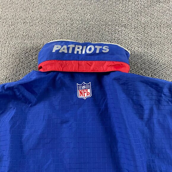 Vintage 90s Starter New England Patriots Jacket Men's XL Pullover NFL Pro Line - Picture 5 of 16